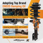 Set of 4 Complete Struts with Coil Spring for Subaru Legacy (2010-2012)