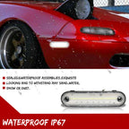 2X LED Side Marker Lights for Mazda MX-5 Miata (1990–2005)