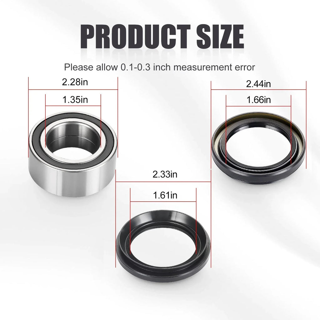 Rear Wheel Bearings & Seals Kit for Honda Rincon (2003–2005)