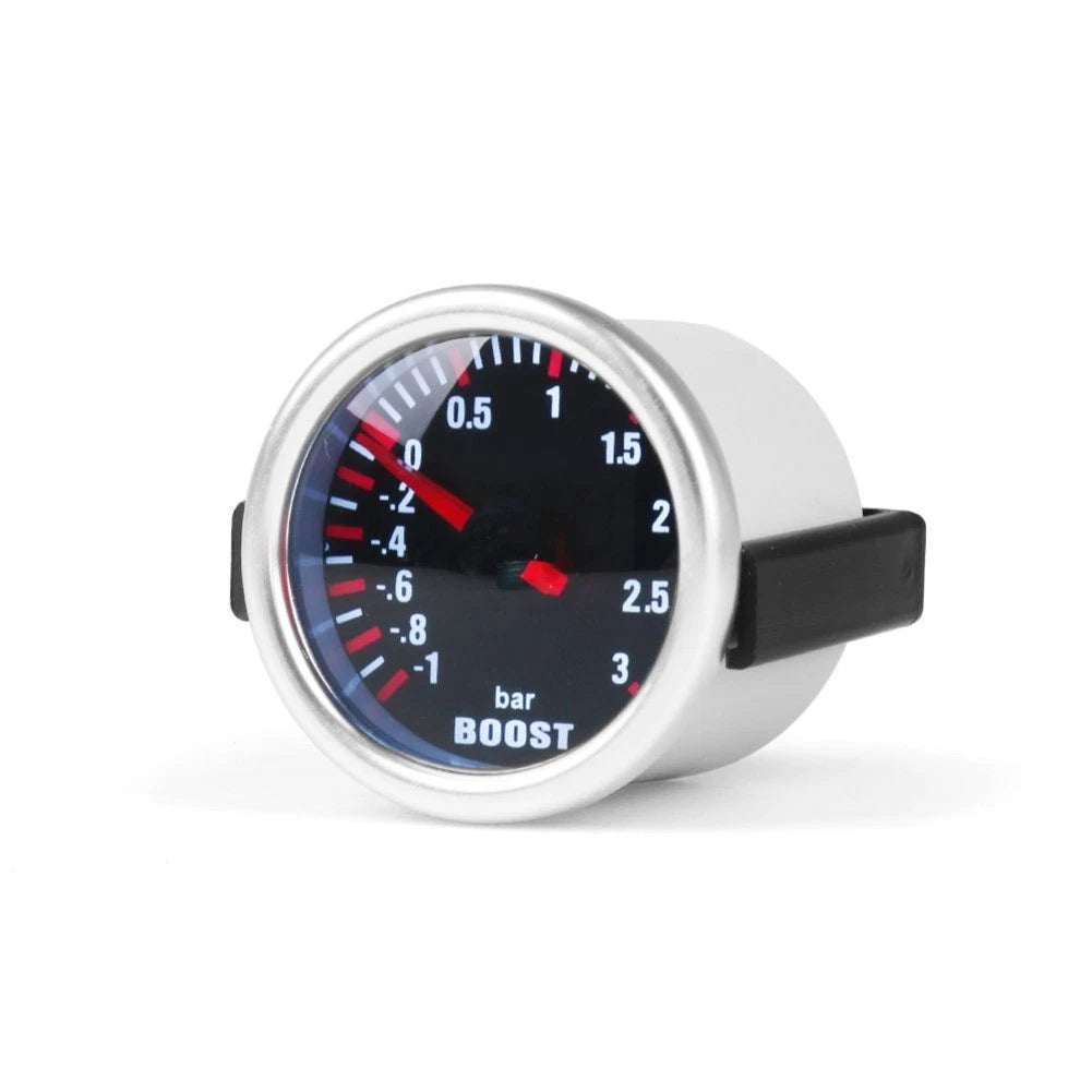 Mechanical Turbocharger Gauge 52mm 12V Racing Pressure Meter 3bar for Vehicles