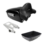 Trunk Backrest Mount Rack for Harley Street Road Electra Glide (2014–2026)