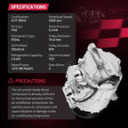 AC Compressor with Clutch for Mercedes-Benz GL350 GL450 (2014–2015) A0008309200