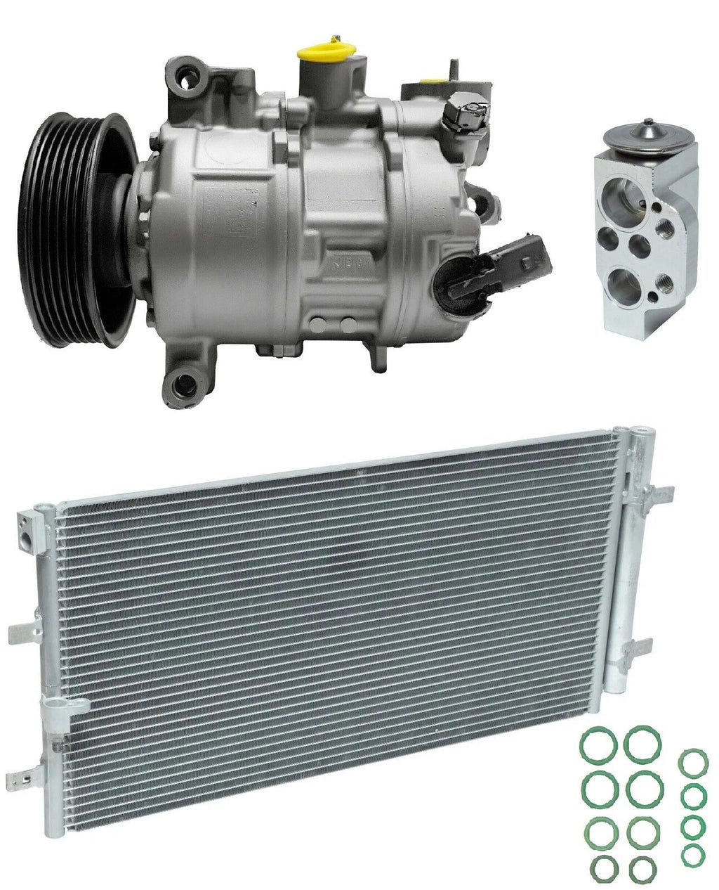 A C Compressor Kit With Condenser for Audi A6 Quattro 2.0L (2017–2017)