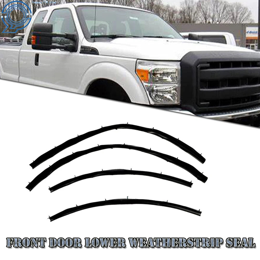 Set of 2 Door Weather Strip Seals for Ford F250 F350 (1999–2016)