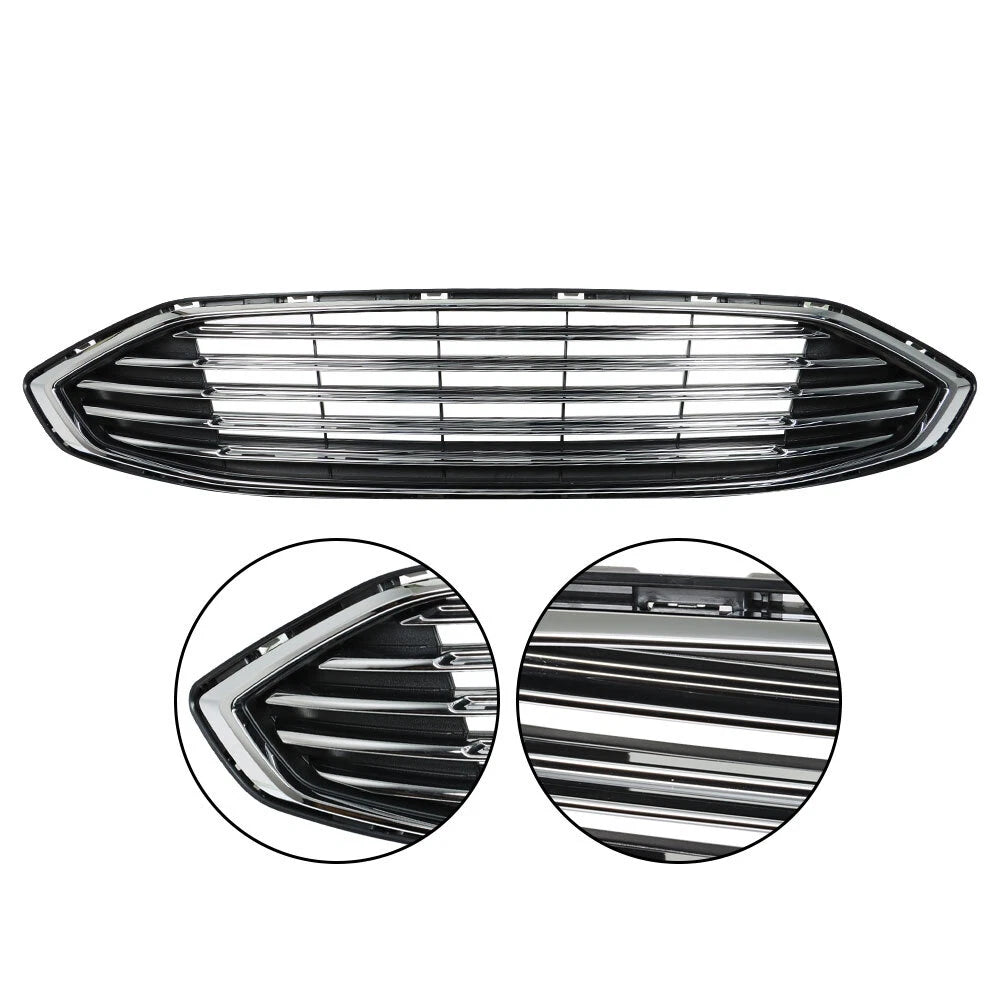 Chrome Front Bumper Grille Assembly for Ford Fusion (2017–2018)