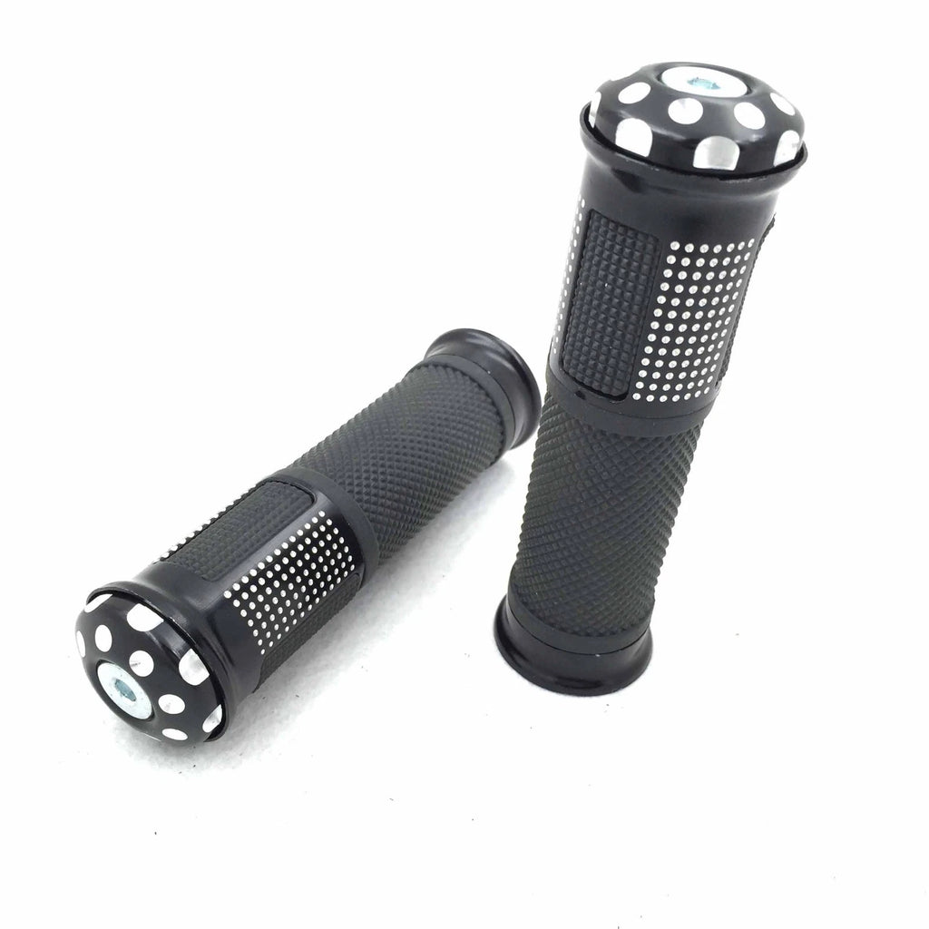 7/8" Black Rubber Handlebar Grips for Honda CBR 600 F3 F4i CB1000R CB1300 CB600F (1997–2007)