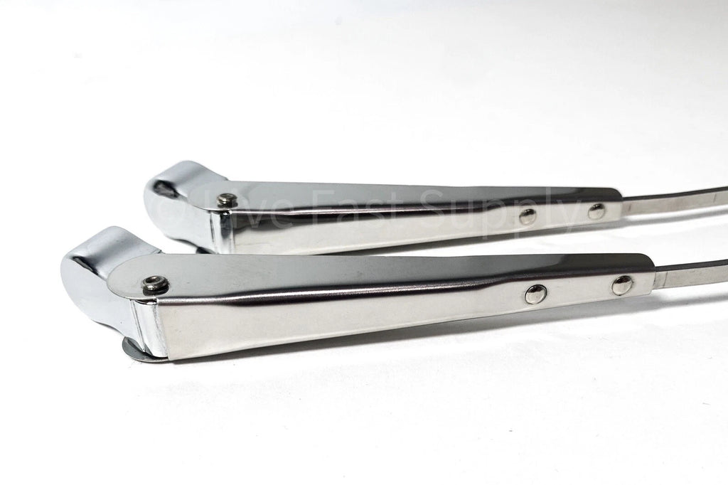 Stainless Steel Windshield Wiper Arms LH and RH for 1960-1966 Chevy Pickup