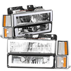 LED Headlight + Signal + Amber Corner Lamp for GMC C/K 1500-3500 (1994–2000)