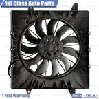 Radiator Cooling Fan Assembly for Cadillac XT5 Chevrolet Blazer GMC Acadia (2017–2023)