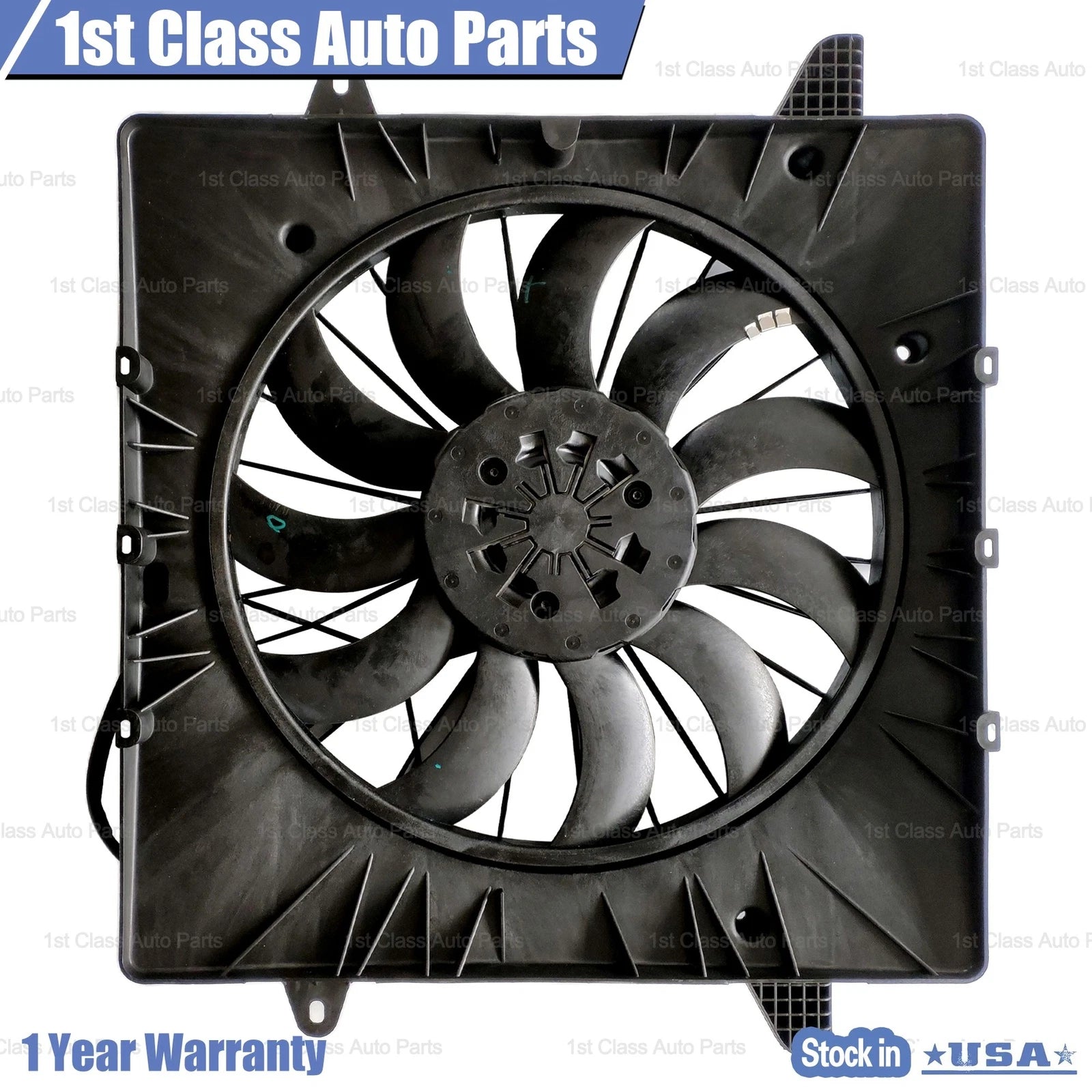 Radiator Cooling Fan Assembly for Cadillac XT5 Chevrolet Blazer GMC Acadia (2017–2023)