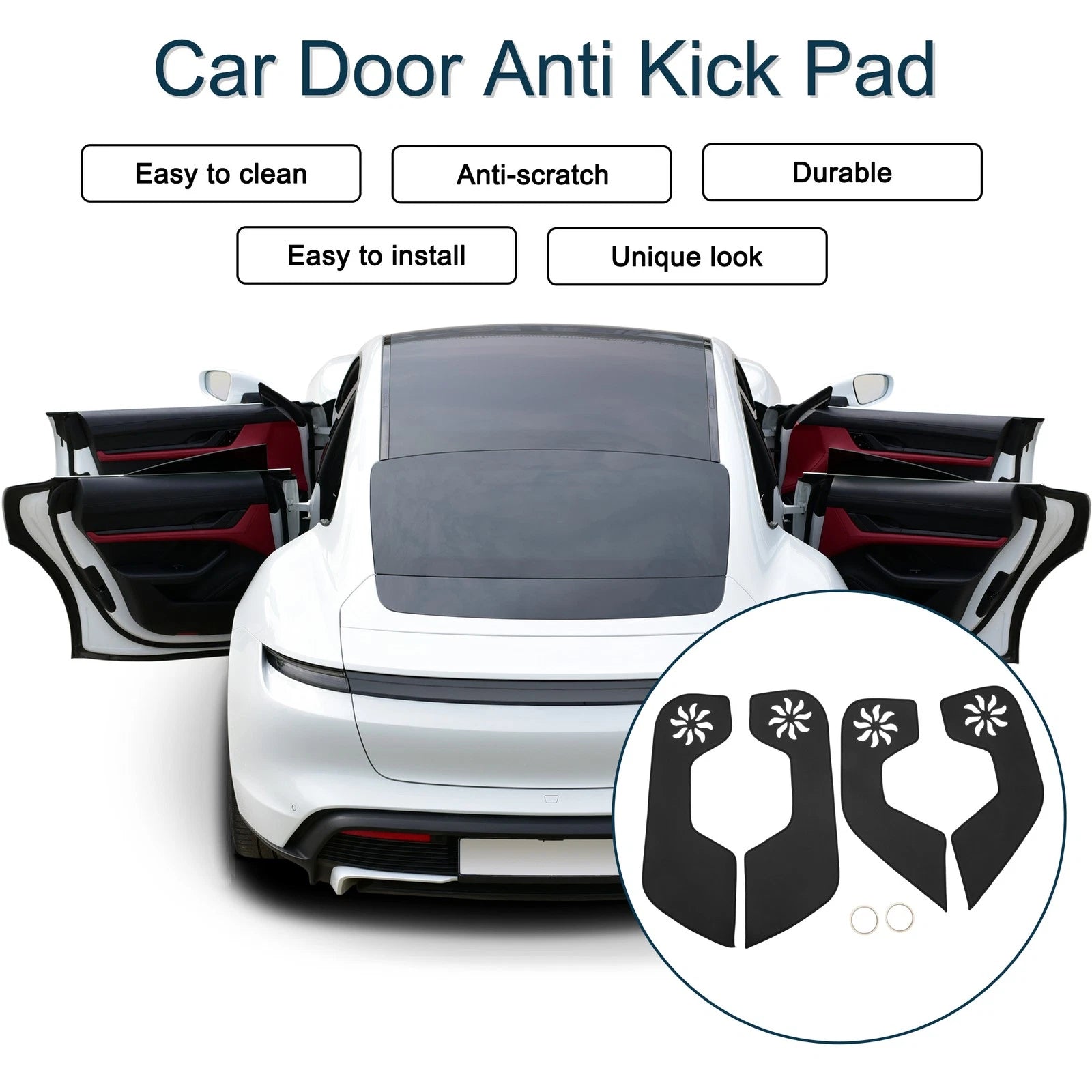 Set of 1 Car Door Anti Kick Pad Sticker Protector for Honda CRV (2023)