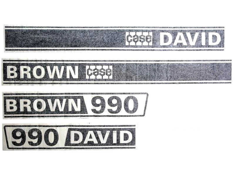 Decal Set for David Brown 990 Tractors (1970–1990)