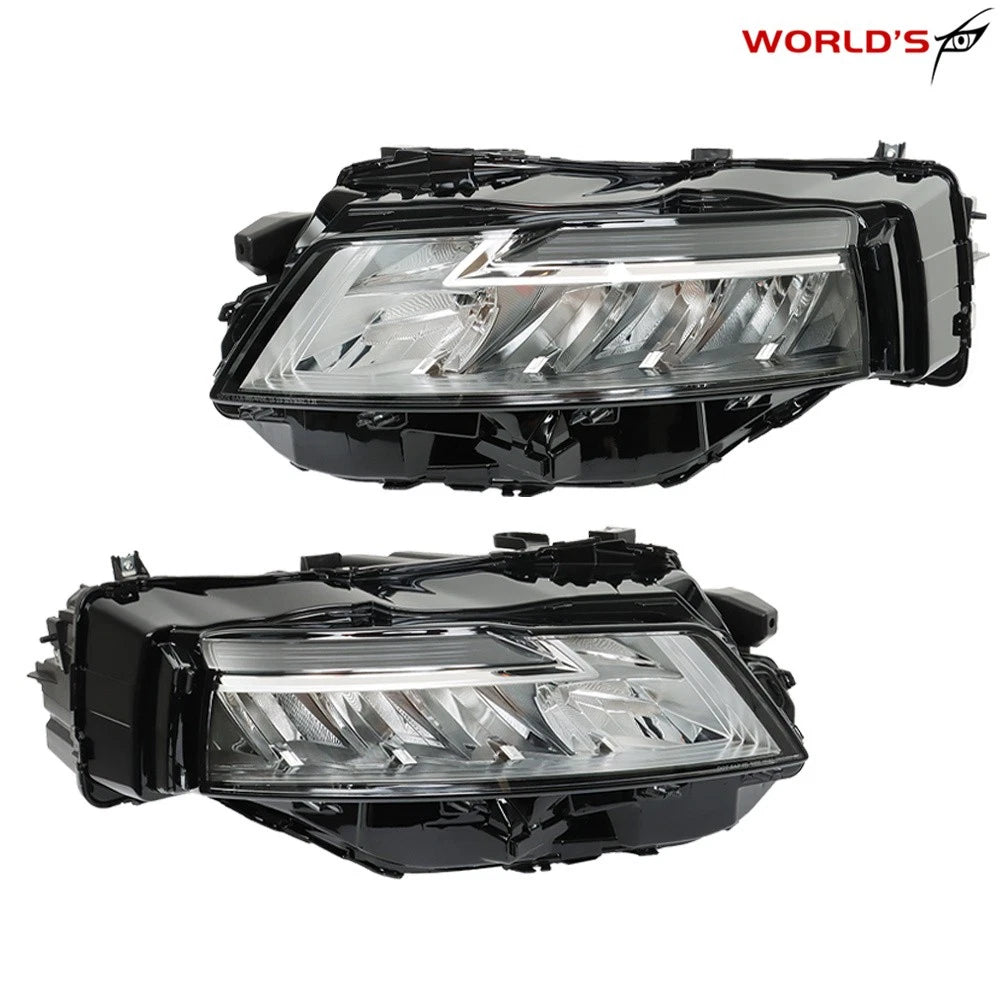 Set of 2 Chrome LED Headlights for Nissan Rogue SL/SV (2021–2023)