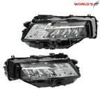 Set of 2 Chrome LED Headlights for Nissan Rogue SL/SV (2021–2023)