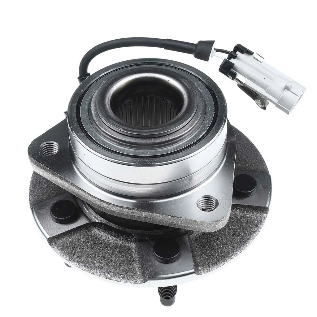 2X Front Wheel Hub & Bearing Assembly with ABS Sensor for Chevy Equinox (2010-2017)
