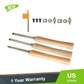 3 Piece Mini Carbide Woodturning Tool Set