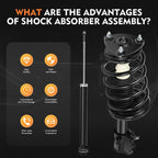 Complete Strut Coil Spring Mount & Shocks for Hyundai Accent (2006–2011)