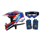 Youth Motocross Full Face Helmet for Dirt Bike ATV UTV