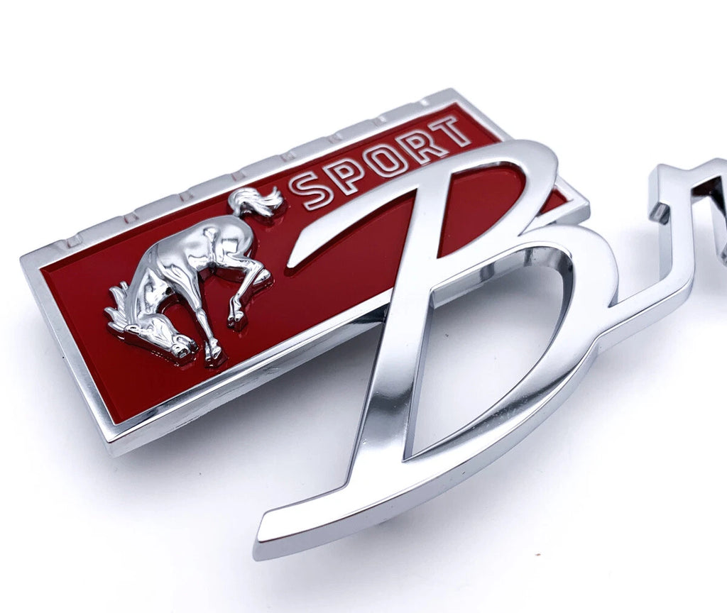 Fender Emblem Red Fill Replacement for Ford Bronco (1967–1977)