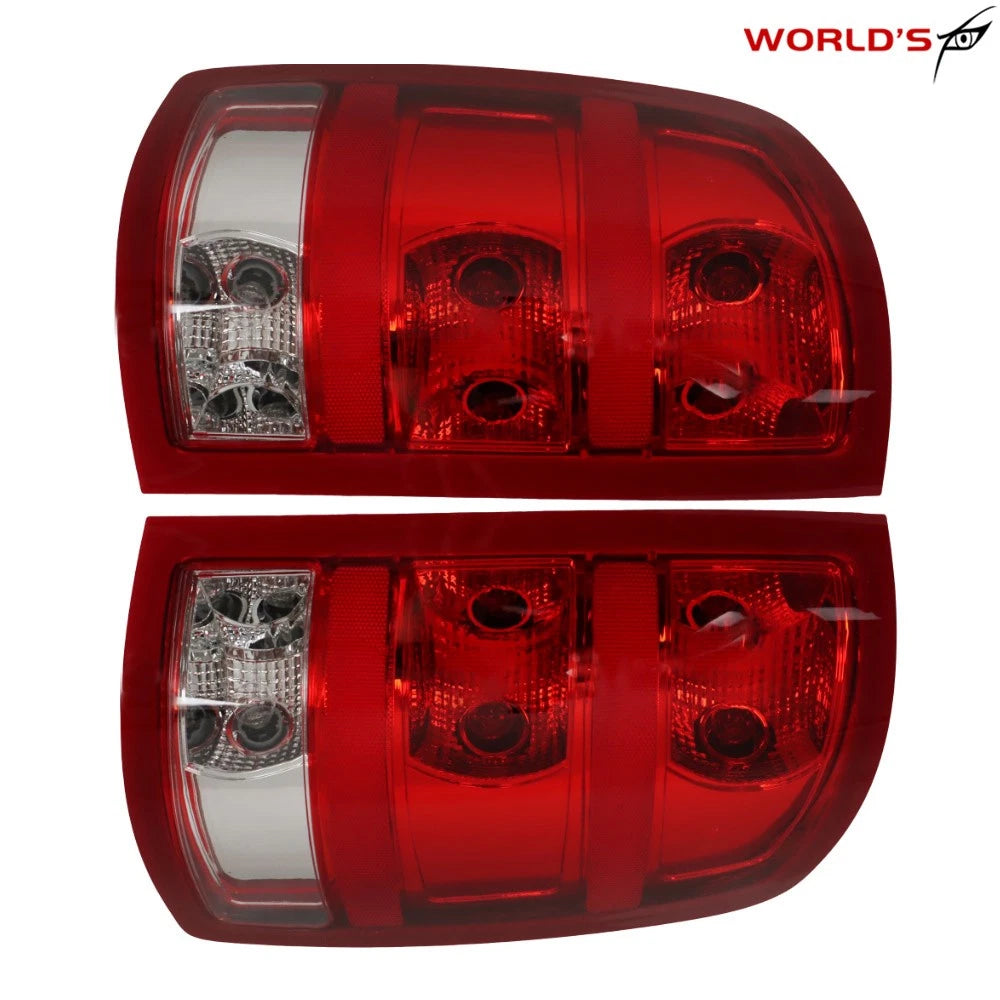 Rear Pair Tail Lights for GMC Sierra 1500 2500HD 3500HD (2007–2013)