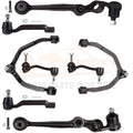 Set of 8 Upper Lower Control Arms Outer Tie Rods for Ford Thunderbird & Mercury Cougar
