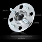 Wheel Bearing & Hub for Honda Civic DX GX HX LX (2001–2005)