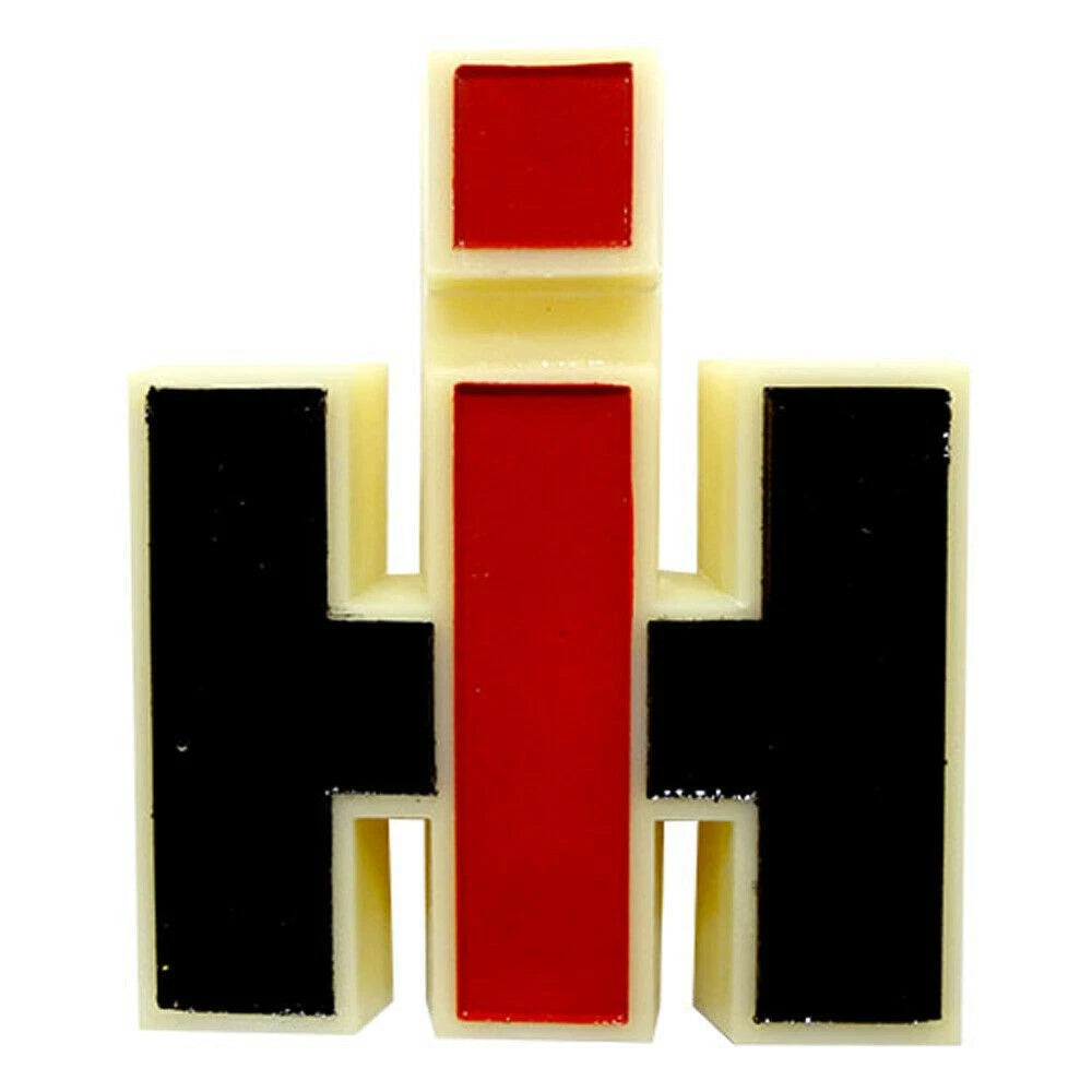 Beige Plastic Front Emblem for Case/International Harvester (Replaces 120397C1)