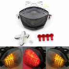 Integrated LED TailLight Turn Signals for Kawasaki Ninja 650R (2006–2008) Smoke T9