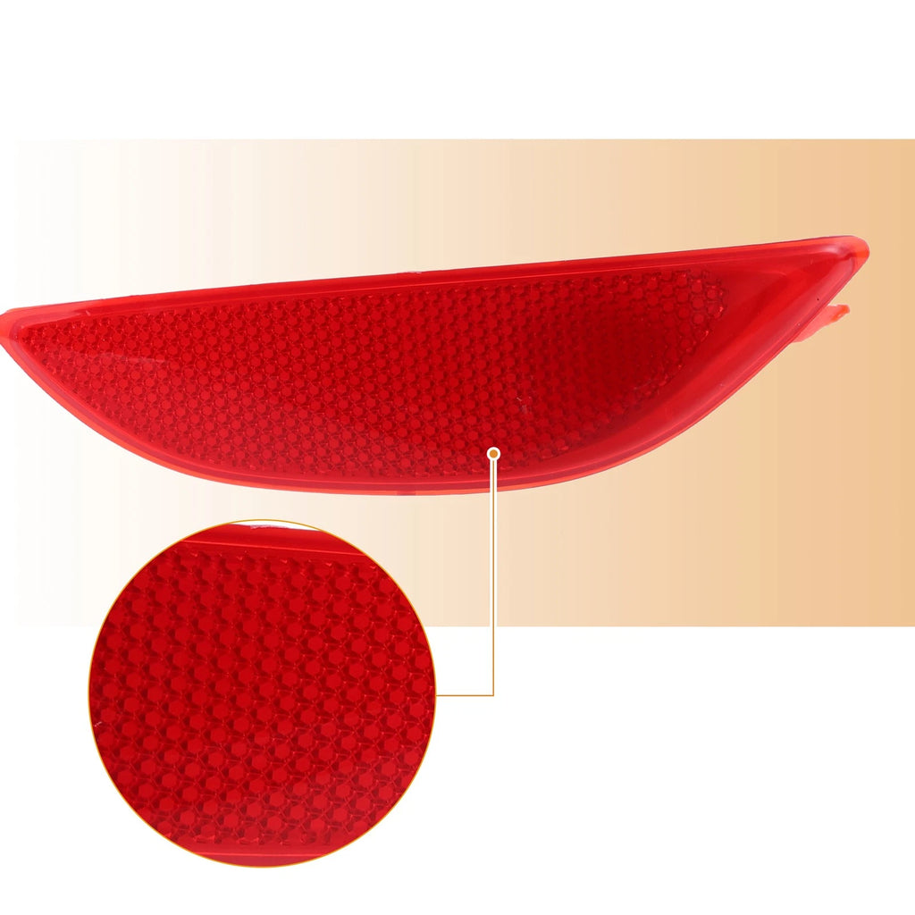 Rear Right Bumper Reflector Light Cover for Hyundai Accent (2010–2017) 92406-1R000 Red