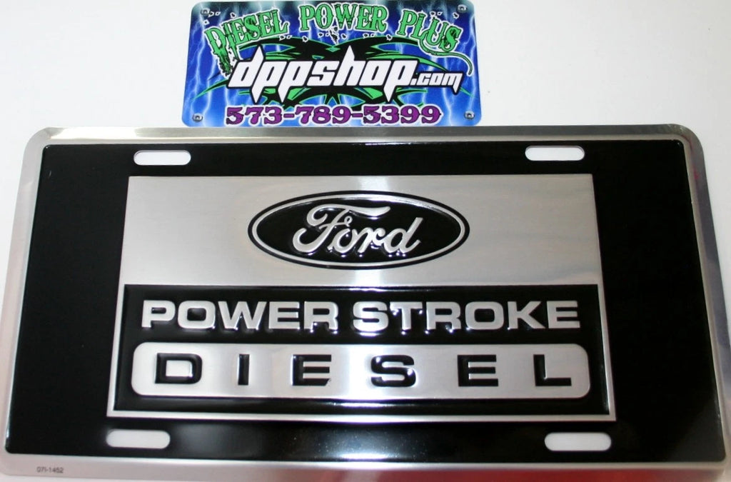 Powerstroke Diesel Truck License Plate Tag for Ford