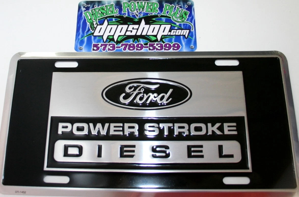 Powerstroke Diesel Truck License Plate Tag for Ford