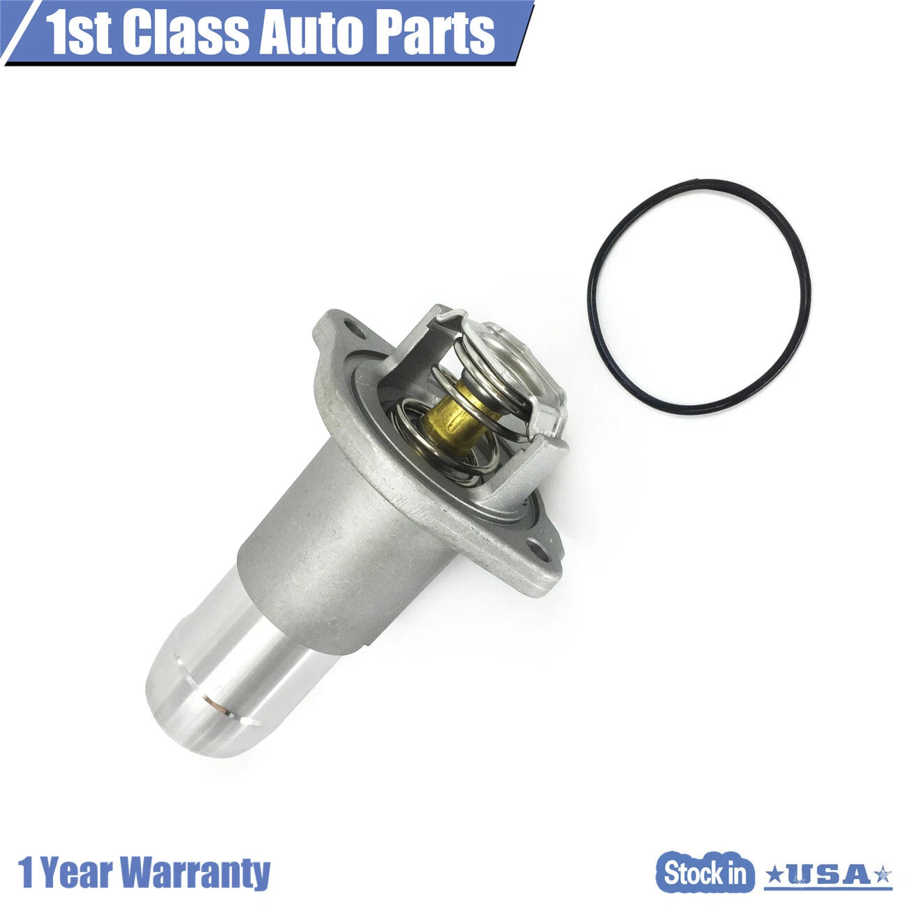 Thermostat & Housing for Chevy GMC Canyon Hummer Isuzu i-280 i-290 (2004–2009)