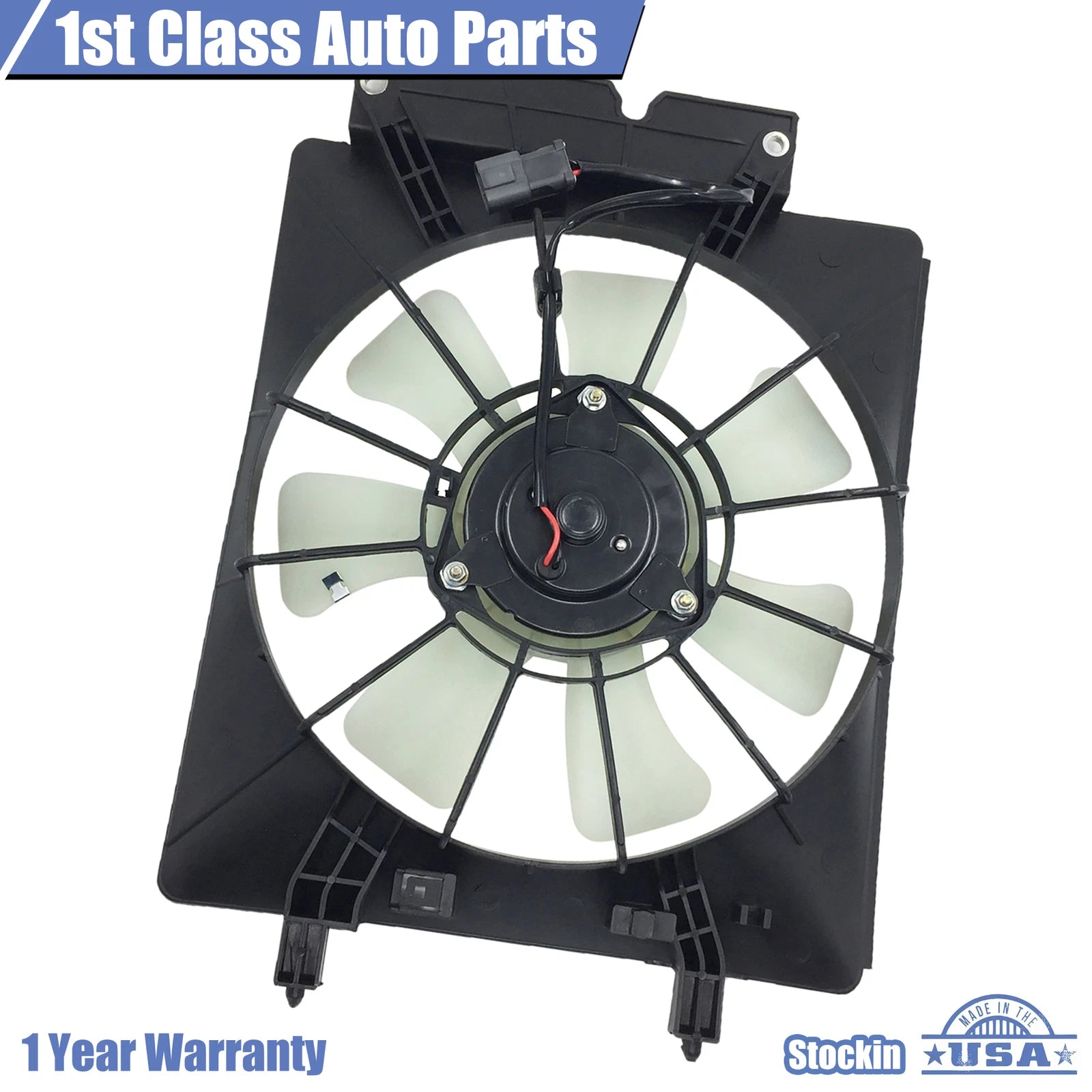 A/C Condenser Cooling Fan Assembly for Honda CR-V (2002–2006)