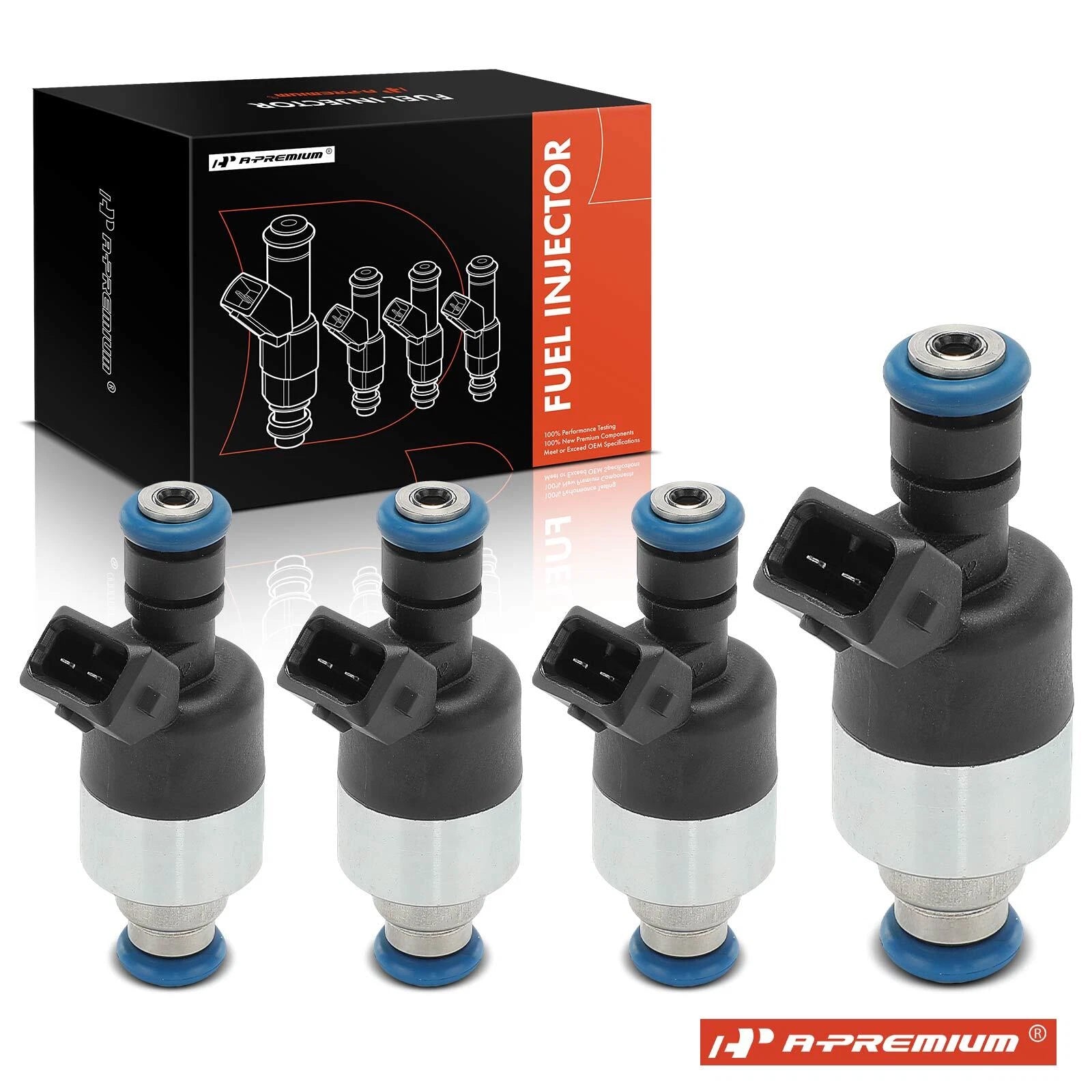 Set of 4 Fuel Injectors for GMC Sonoma Chevrolet S10 Isuzu Hombre (1998â2000)