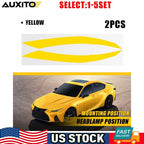 Amber DRL Headlight Vinyl Overlay Decals for Lexus IS300 IS350 IS500 (2021–2025)