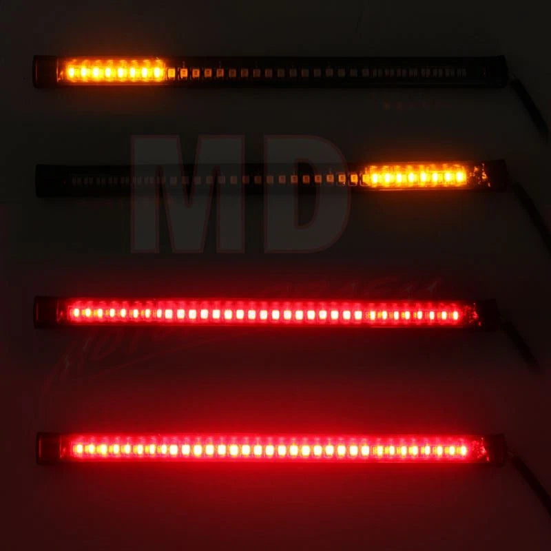 4 Flexible LED Strip License Plate Lights for Motorcycle (Universal)