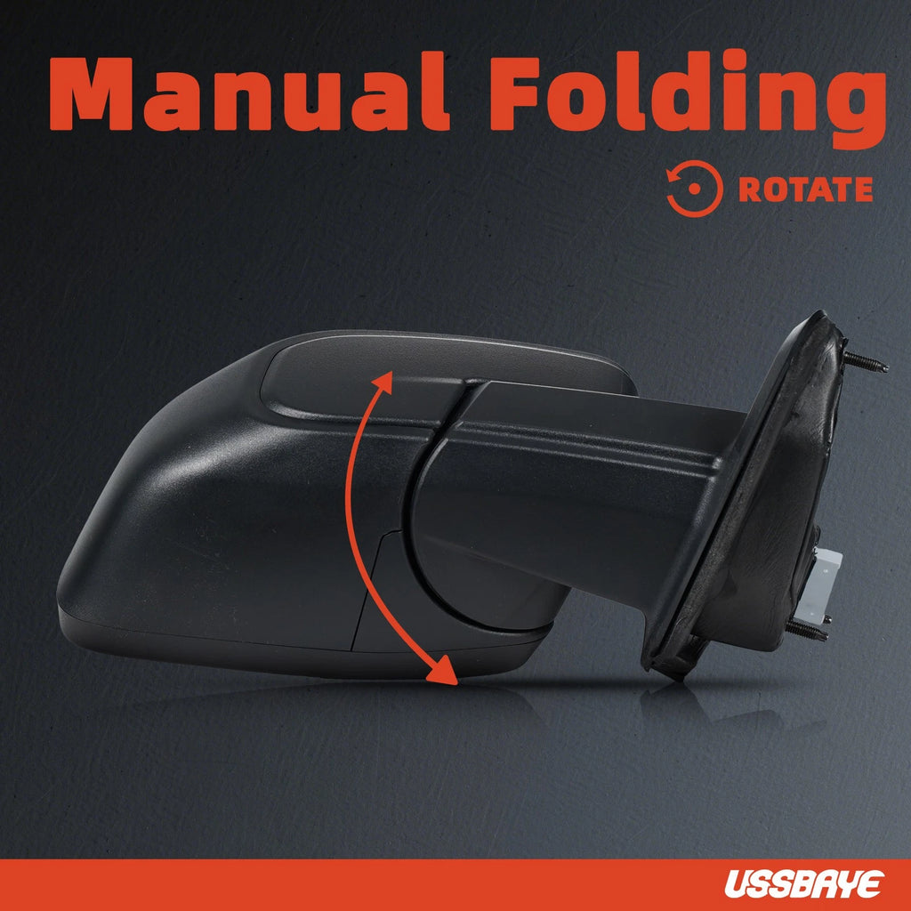 Side Mirror for Ford Maverick (2022–2024) Manual Textured Right Passenger 0 Pin