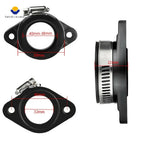 Flange Adapter Carb Manifold Intake Boot for Motorcycle PWK 32mm 34mm