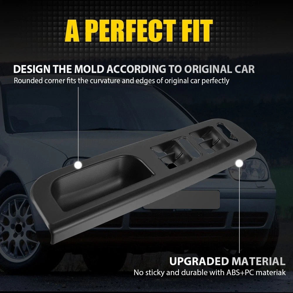 5X Window Switch Panel Bezel Door Handle Trim for VW Jetta MK4 (1998–2004)