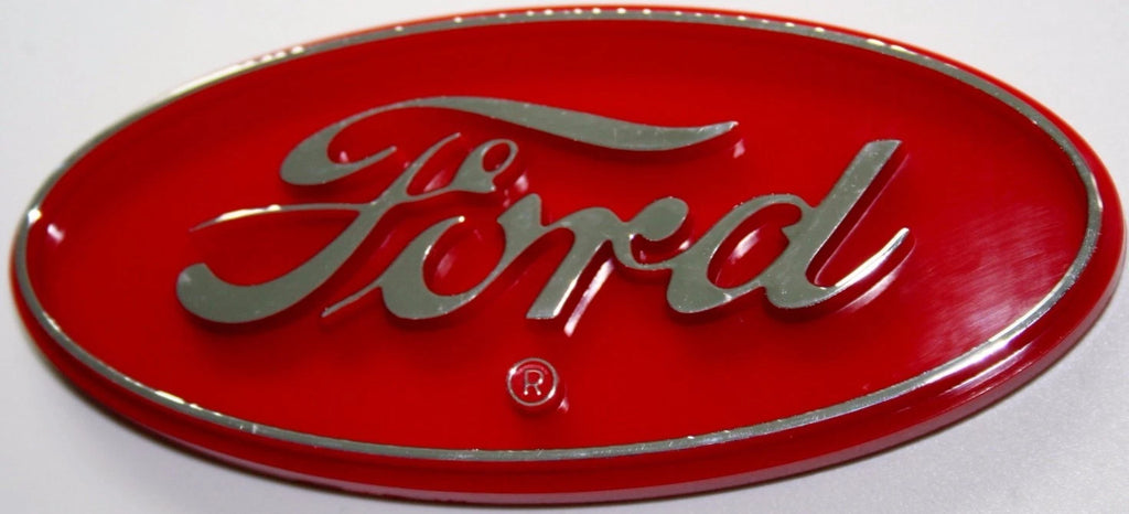 3D Emblem Decal Sticker for Ford Tractor (Farm Red Logo)