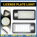 2X White CANbus LED License Plate Light for Audi A3 A4 A5 A6 A8 Q7 S3 (2000–2023)