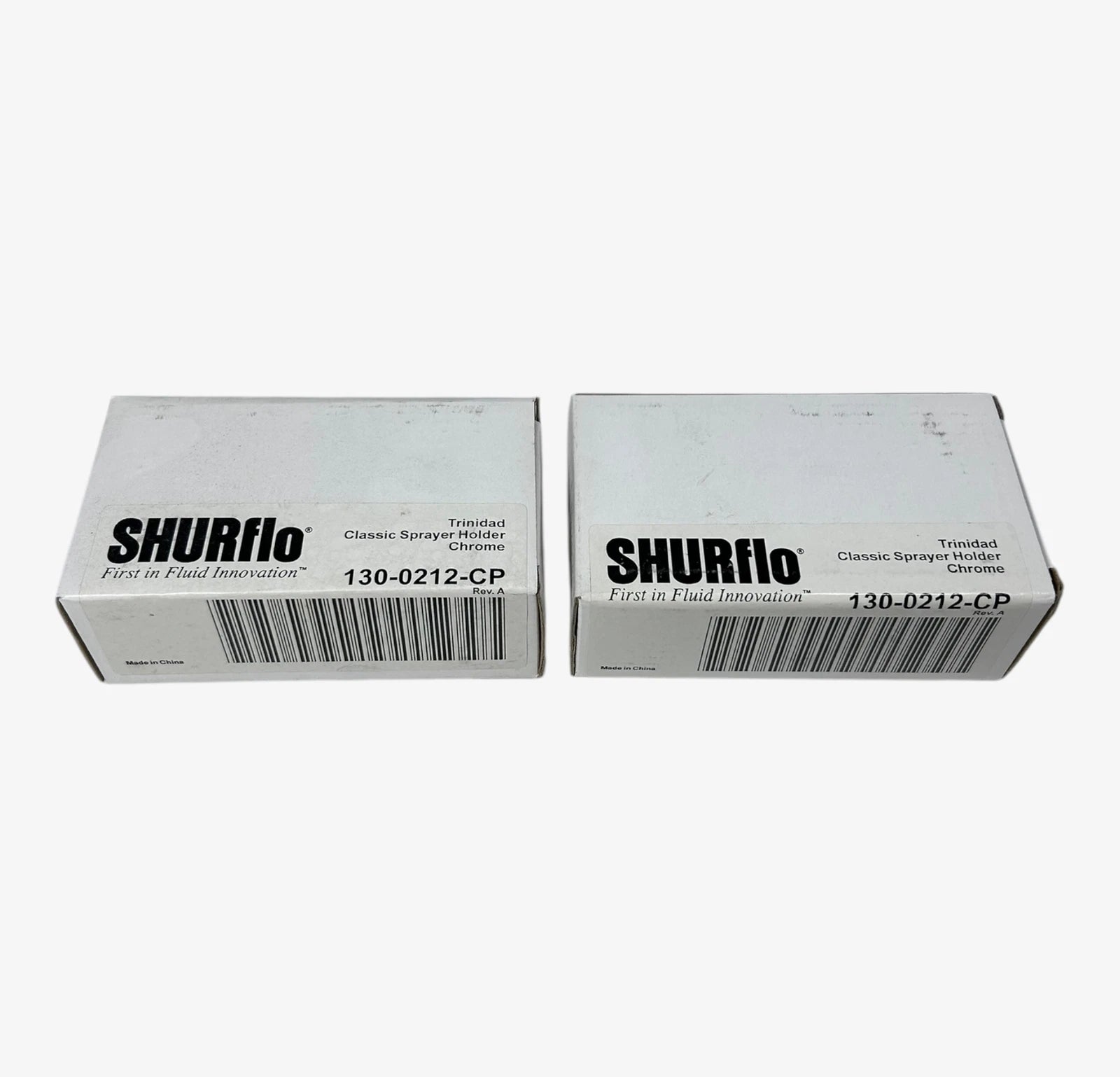 Set of 2 Chrome Classic Sprayer Holders for SHURflo 130-0212-CP
