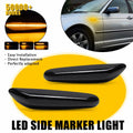 Sequential Amber LED Side Marker Turn Signal Light for BMW E90 E60 E82 E87 E88