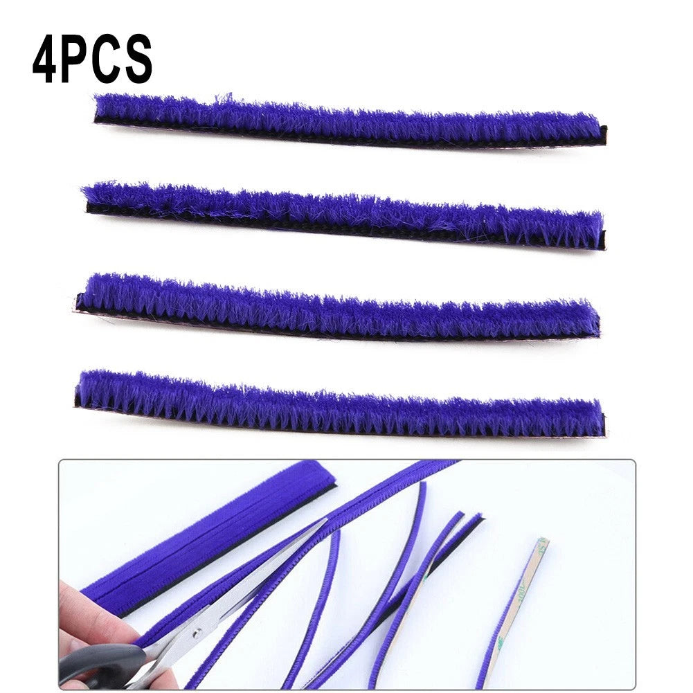 4PCS Soft Roller Head Plush Strips for Dyso V8 Vacuum Cleaner