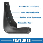 Set of 2 Front & Rear Mud Flap Splash Guards for Buick Regal Sedan (2011–2017)