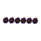 6pcs M8x40mm Titanium Torx Head Flange Bolts for Motorcycle Bike