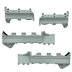 Set of 2 Bumper Fillers for Buick Regal Grand National (1984–1987) LH+RH Gray