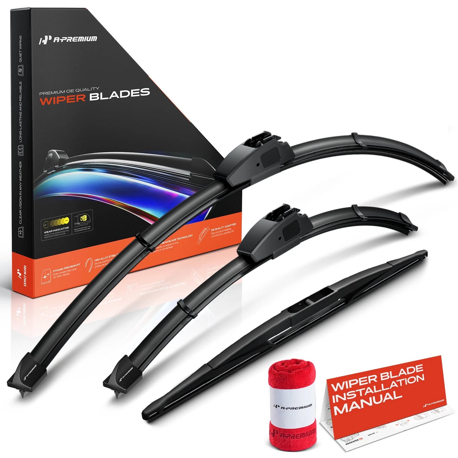 Set of 3 Wiper Blades for Nissan Ariya (2023–2023)