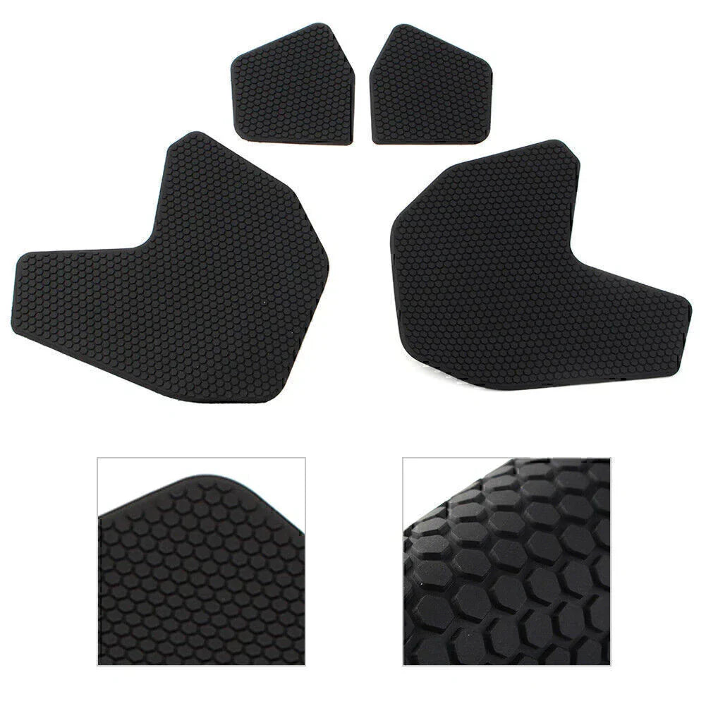 4 Pcs Black Anti-Slip Traction Tank Pad for Yamaha MT-09 FZ-09 (2013-2019)