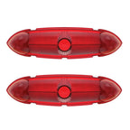 Brake Tail Light Lenses Left Right Replacement Pair for 1951 Ford Passenger